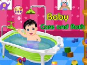 按我玩洗澡小遊戲-給寶寶洗澡