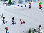 按我玩動作過關小遊戲-決戰滑雪道