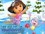 按我玩女生小遊戲-朵拉冬季溜冰