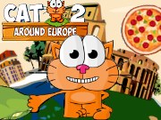 按我玩加菲貓小遊戲-貪吃貓環遊世界２