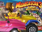按我玩馬達加斯加小遊戲-馬達加斯加３賽車