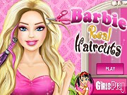 按我玩女生遊戲小遊戲-芭比娃娃髮型屋