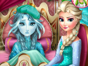 按我玩女生模擬小遊戲-冰雪奇緣安娜生病了