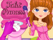 按我玩清潔小遊戲-小公主刷馬桶