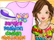 按我玩女生遊戲小遊戲-莎拉的時裝設計比賽