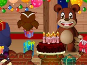 按我玩蛋糕小遊戲-泰迪熊生日派對